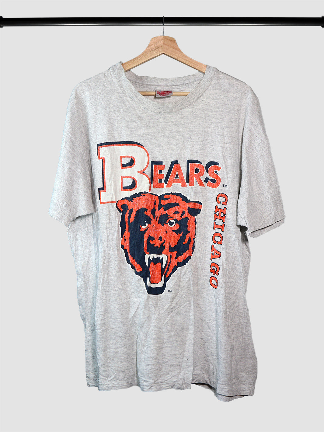 Chicago Bears Late 1990s T-Shirt  Size XL Heathered Grey Vintage Shirt –  Pretty Old