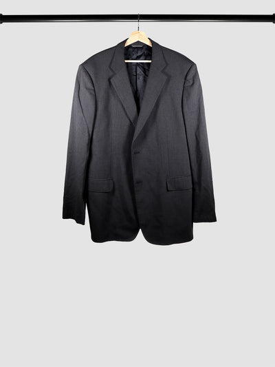 John Varvatos suit jacket in a dark grey color.
