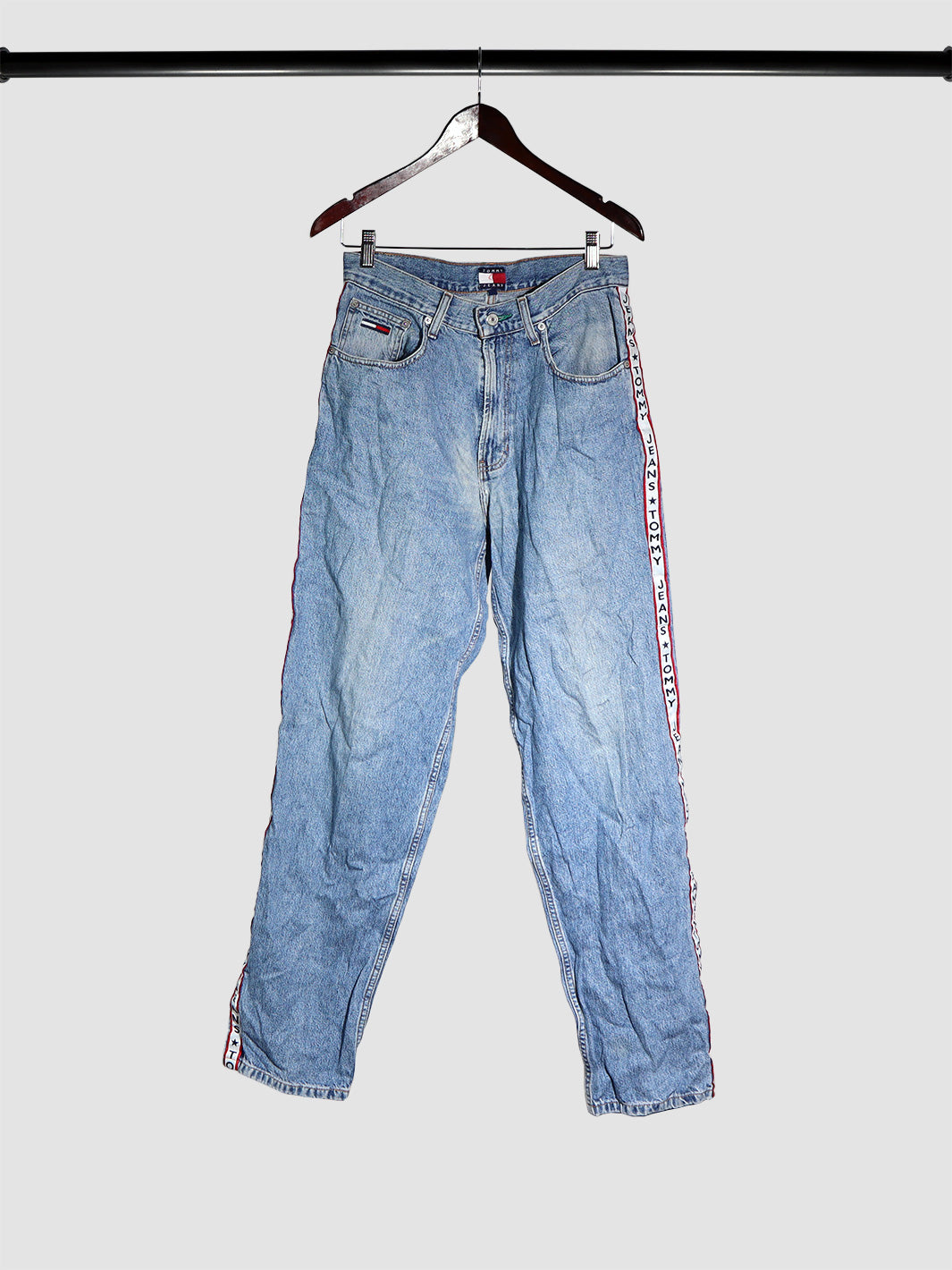 Vintage Tommy Hilfiger Freedom Side Stripe Jeans | Late 90s Tommy